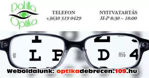 Optika Debrecen Szemüveg, kontaktlencse, napszemüveg